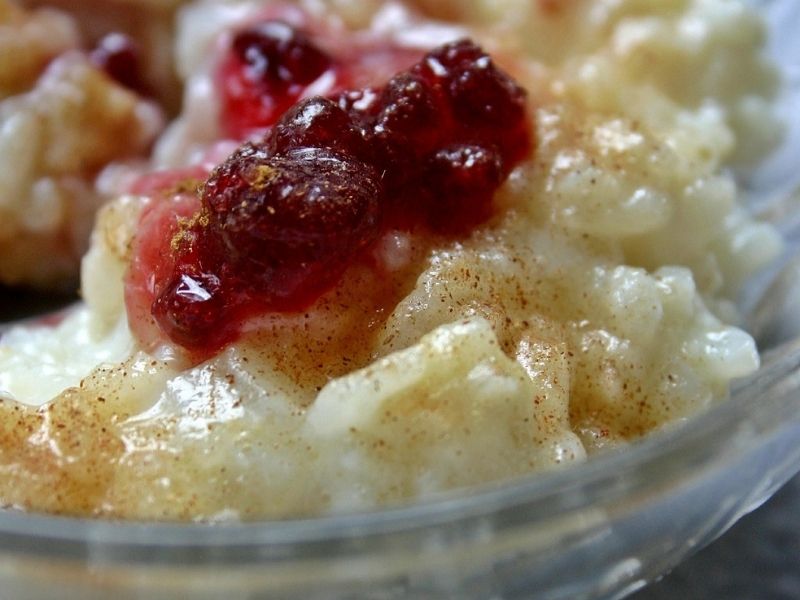Arroz con leche de coco: una versión libre de azúcar y lácteos