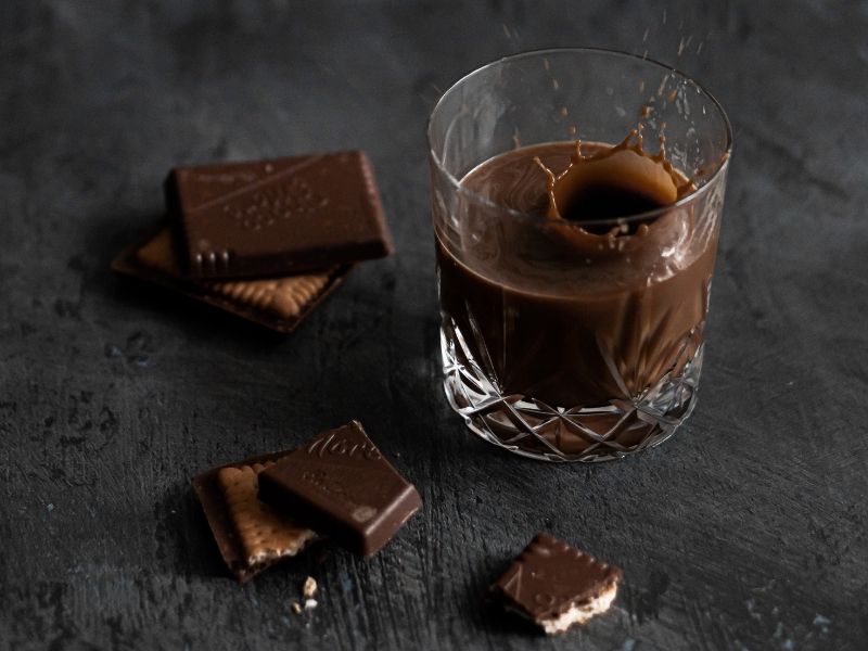 Café de moca con chocolate para merendar y sentirse en casa